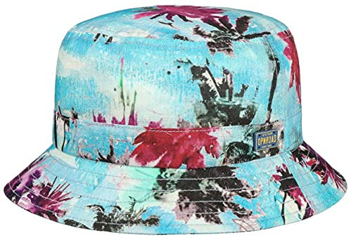 Stetson Bluemont Bucket Fischerhut Stoffhut Leinenhut Sommerhut Sonnenhut Anglerhut Damen/Herren - Sommer Frühling-Sommer - M (56-57 cm) hellblau