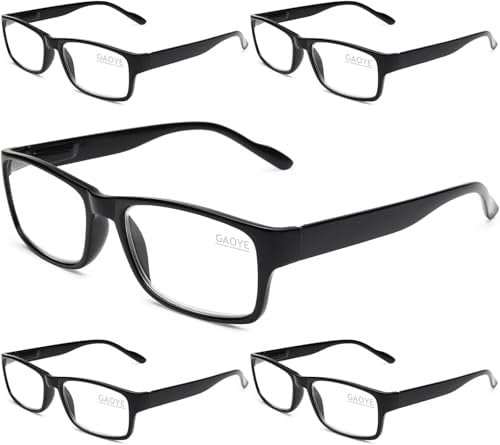 Gaoye 5 pack Lesebrillen herren/damen mit blaulichtfilter Brille Lesehilfe für Damen Herren