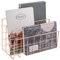 Organisateur de Courrier de Bureau, Trieuse de Courrier à 3 Fentes en MéTal, Classeur Lettres pour Lettres, Courriers, Livres, Cartes Postales et Plus, Porte-Courrier en Or Rose