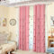 Lactraum Vorhang Kinderzimmer Mädchen Bestickt Herz romatisch Rosa Blickdicht mit Kräuselband 145 x 245 cm(B x H)