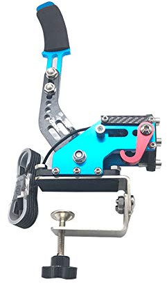 RPixc USB Handbremse Einstellbare 14Bit Höhe Drift Handbremshebel Universal für Sim Racing Spiele G25/27/29 T500 FANATECOSW Dirt Rally Kompatibel mit PC Windows…