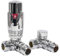 Adept Technology TRV c/w Lockshield and Modern Valves Head Kit (15mm x 1/2) Choice of Colours and Sizes (Corner, Chrome)