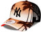 New Era New York Yankees MLB Summer City Orange A-Frame Adjustable Trucker Cap - One-Size