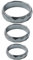 DOITOOL 3er Set Magnetische HäMatit Ringe, FöRdert Durchblutung Und Zellstoffwechsel, Linderung Von EntzüNdungen Und Schmerzen, Schwarz, 4mm Breite, GrößEn 6/8/10