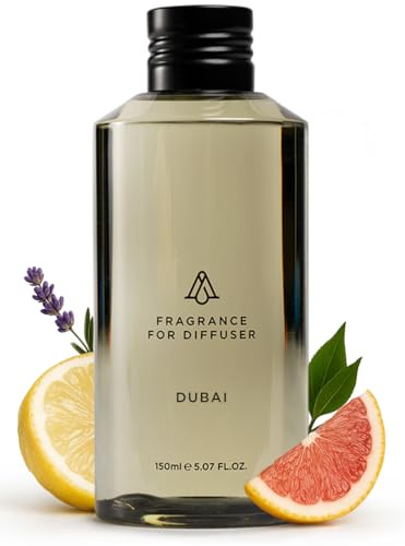 Aromaplan Hotel Scents Dubai Luxury Hotel Aroma & Fragrance Diffuser Oil for Aromatherapy - Made in the USA, Large Bottle, Bolder, Longer Lasting Aroma - 5 oz
