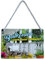 Geschenkeparadies 24 Garten Gärtner Blechschild Hängeschild 16x11cm Balkonien anerkannter Luftkurort