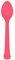 Amscan 9915409-203 - Fiesta Red Eco-Friendly Re-usable Dishwasher Safe Plastic Party Spoons - 24 Pack