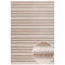 Mynes Home Kurzflor Teppich Beige / 120x170 cm/als Wohnzimmerteppich geeignet / 3D Abstrakt Vintage Linen Designer Muster/Pflegeleichte Moderne Teppiche