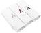 Initiale Taschentuch für Herren | 3-teiliges Set aus Baumwolle Hanky | Monogrammiertes Einstecktuch Ihr Anfangsbuchstabe, A, Einheitsgröße