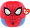 Ty - Marvel Squish a boos - Coussin Spiderman 20 cm - TY39254 - Rouge, Bleu - Dès 3 Ans