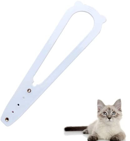Cat Door Holder Latch Pet Door Latch Interior Cat Door Cat Door Buddy and Baby Gate Latch for Pet Dog Cat White
