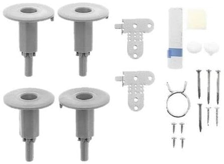 Door Decor Installation Fitting Kit To Fit Beko DIN15322, DIN15R11, DIN16X10, BDIN153E3 Built In Dishwasher Genuine 1784430047