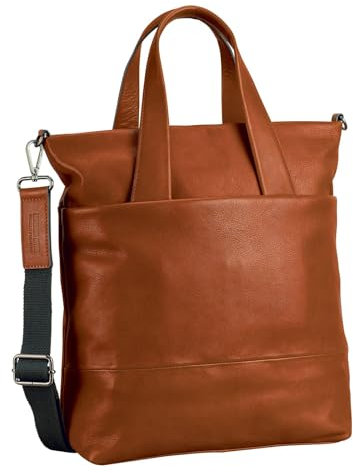 Leonhard Heyden Hamburg Shopper Cognac