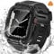 Neitra (3 en 1 Estuche impermeable de 360 ° para Apple Watch Series 6/5/4/SE 2023 Protector Funda con correa de 40mm, iWatch banda de reemplazo de reloj deportivo Fundas protectoras resistentes