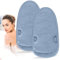 2 Pieza guantes exfoliantes, Guante de masaje, Esponja de ducha para Peeling & Body Scrub, exfoliación, masajee, Esponja de ducha para Peeling & Body Scrub (Gris)