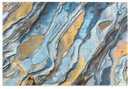 Rock Layers Print 1000 Teile Puzzle Premium Holzpuzzle Geschenke Für Erwachsene Familie Hochzeit Abschluss Geschenk Vertikale Version