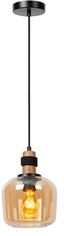LUCIDE ILONA - Pendelleuchten - Ø 18 cm - 1xE27 - Amber