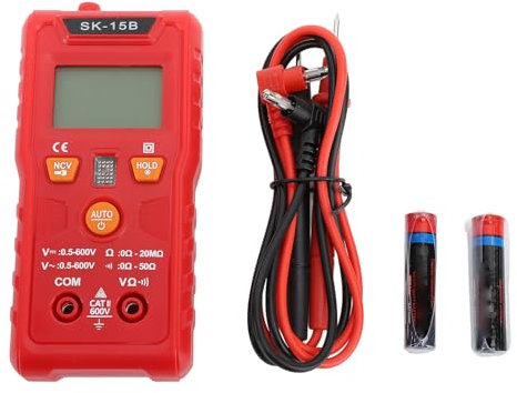 Multimètre Numérique Intelligent, Mini Multi-testeur de Poche, Multimètre Numérique de Voiture, Outil Multifonction pour Voiture Automobile