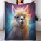 Cute Alpaka Dick Decke Weich Wärme Gemütlich Flannel-Fleece Sofadecke Deckeldecke 3D Bilder Wohndecke Für Bett/Sofa（180×200cm）