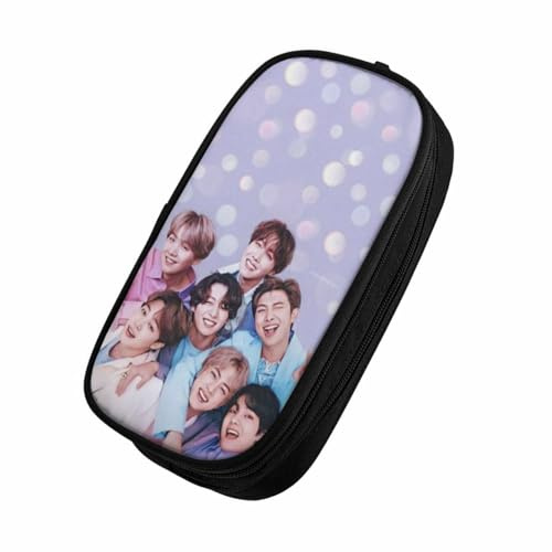 Otsyunc Akfgddgvumpv Lolougodmbun Federmäppchen Große Kapazität Federtaschen [Design-0559] Mäppchen mit Reißverschluss Make-up Tasche