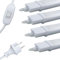 LUXULA 4er Set LED Unterbauleuchte 90cm mit Schalter - 120cm Kabel - 22W 2000lm - 4000K Neutralweiß - 230V Schukostecker - IP65 Feuchtraumleuchte Schrankbeleuchtung Küche Werkstatt