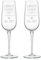 Colorfamily Set di 2 Calici Flute da Champagne Personalizzati con Incisione Ubriachi d'amore, Regalo Matrimonio Anniversario per Coppia