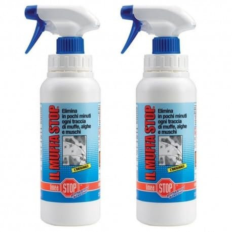 Muffa Stop, detregnte antimuffa, 2 Bottiglie da 1 Litro