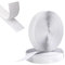Cinta de velcro autoadhesiva, 10 m × 20 mm, extrafuerte, doble cara, para interior y exterior (blanco)