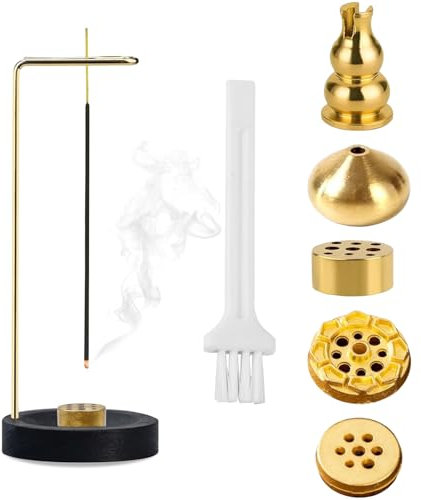 SZSMW 8 Piezas Porta Incienso - Quemador Incienso - Soporte Incienso - Adecuado para Dormitorio, Estudio, MeditacióN de Yoga, Se Puede Utilizar con Varios Inciensos, DiseñO Moderno