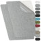 TXSN Linen Repair Patches, Self-Adhesive Linen Fabric Patches for Couch Safe Car Seat Furniture Repaire, Pack of 2 Light Grey