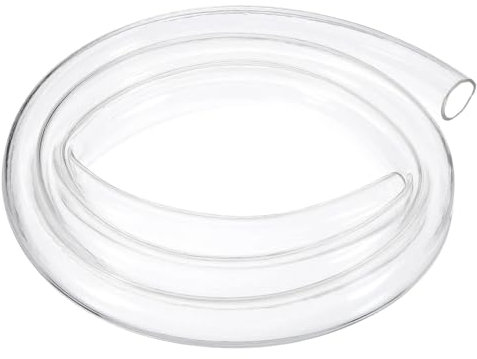QUARKZMAN Tubo Flexible de PVC, 32mm de ID x 38mm de OD - 2 Metros de Largo Tubos de Agua de Vinilo Transparente, Tubería de Agua Plástico Ligero y Flexible para Tanque y Acuario
