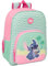 STITCH ICE CREAM - Mochila Escolar Niño, Mochila Niño, Mochila Infantil, Adaptable a Carro, Ideal para Niños en Edad Escolar, Cómoda y Versátil, Calidad y Resistencia, 33x14x42 cm
