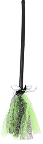 Yardwe Hexenbesen Für Halloween Magischer Besen Für Cosplay Abnehmbarer Stiel Für Kostümpartys Und Karneval Passend Für Erwachsene