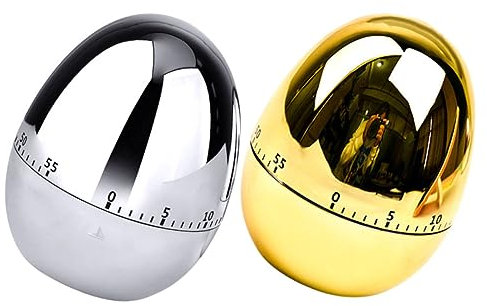 Holibanna 2pièces Minuterie De Cuisine Mécanique Œuf Adorable Minuteur De Cuisine Manuel Lot