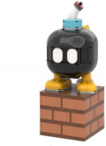 Jeamoc Bob-obm Bausteine Bauset für Piranha Pflanze, 430 Teile, Bomberman Bausteine Bauset, Kompatibel mit Lego 71426 Piranha Pflanze