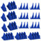 Modular Wrench Organizer Space Saving Tool Box Magnetic Spanner Holder Plastic Garage Rack Hold Up to 40 Wrenchs(Blue)