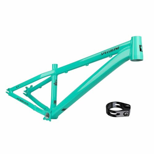 QAZXDRFG Dirt Jump Bike Frames 26er Aluminum Alloy Disc Brake Frame 12.4in XC/AM Trail Hardtail Bike Frame Quick Release Frame 10 * 135mm QR External Routing(Groen)