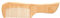 Olivia Garden Healthy Hair Peigne en Bambou, Type 2 - Peigne Ecologique en Bambou, Dents Arrondies pour un Massage Stimulant du Cuir Chevelu