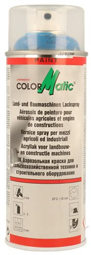 ColorMatic 320606 Land- und Baumaschienen Lackspray Ford LM 0259 blau glänzend 400 ml