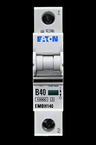 EATON 40 AMP TYPE B 10 KA 230V SINGLE POLE MCB CIRCUIT BREAKER EMBH140 BSEN60898