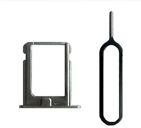 SIM Halter für iPhone 4 und 4S in Silber mit Nadel - Dealbude24
