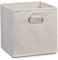 Zeller 32 x 32 x 32 cm Storage Box, Beige/Fleece