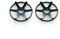 Integy RC Model Street Jam Japan Drift Racing 1/10 Wheel Disc Concave 6 Spokes(2pcs) for OTA-R31