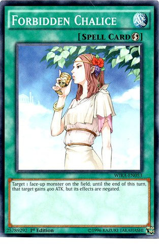 Yu-Gi-Oh! - Forbidden Chalice - WIRA-EN053 - Common - 1st Edition (WIRA-EN053) - Wing Raiders - 1st Edition - Common