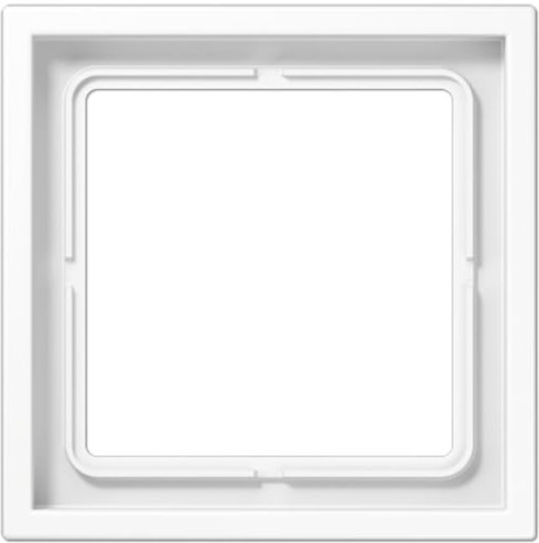 Jung LS Zero - Rahmen 1 Element 81x81mm Serie Termoplastico alpinweiß