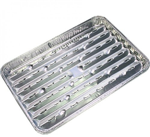 10* Grillschalen Aluminium 3er 34x22,5cm eckig (10 * 3 STK.)
