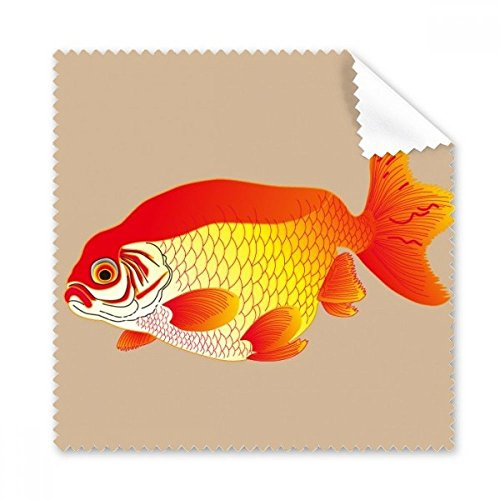 DIYthinker Gemälde Japanische Kultur Fiish Gold-Brillenputztuch-Reinigungstuch Telefon Schirm-Reinigungsmittel 5pcs Geschenk