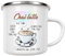 artboxONE Emaille Tasse Chai Latte von Arman Akopyan - Emaille Becher Essen & Trinken