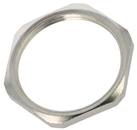 5X 2702 Mutter PG29 Messing Nickel 42mm Gewinde: PG BM GROUP