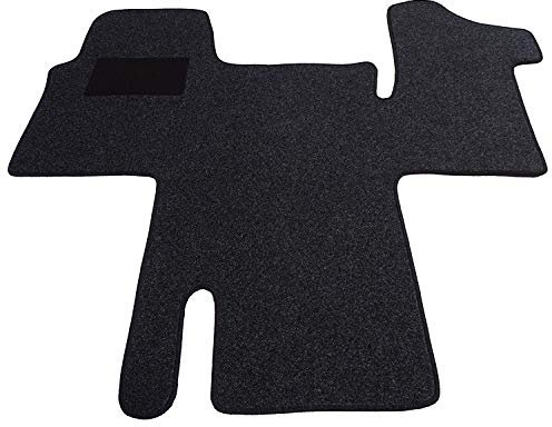 Mertex Automatte Autoteppich Classic anthrazit meliert 34811-C-A (schwarz, Fahrerhausteppich)
